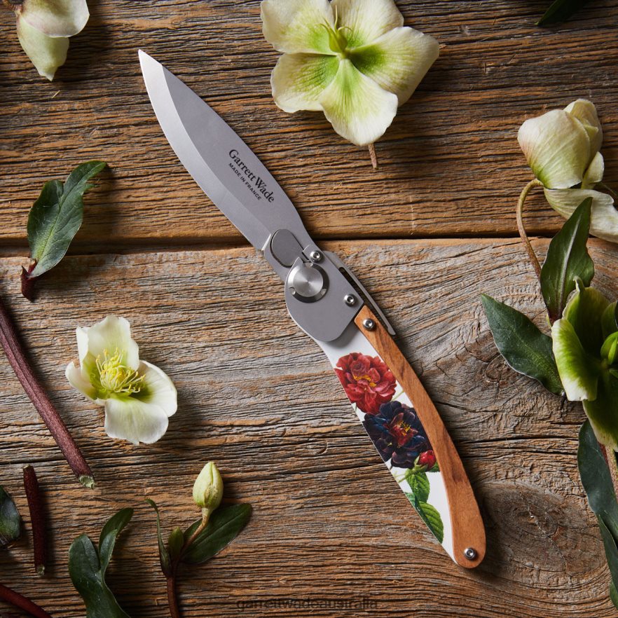 Garrett Wade K2 Flower Design Folding Knife Outdoor 46JHVR381