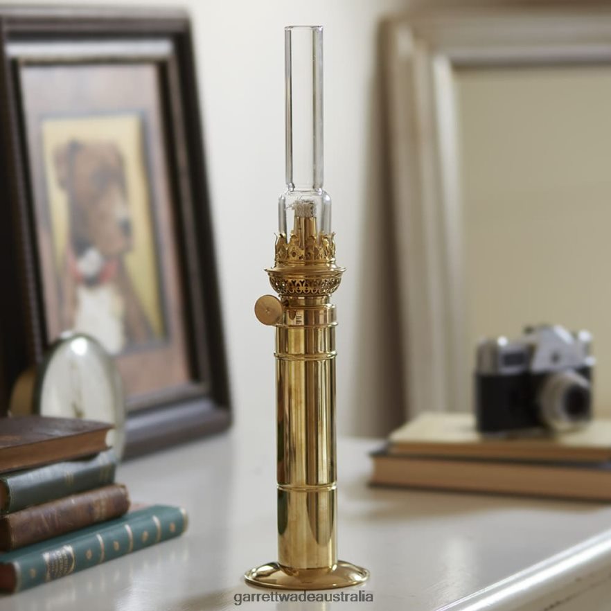 Garrett Wade Brass Column Oil Lamp Outdoor 46JHVR404