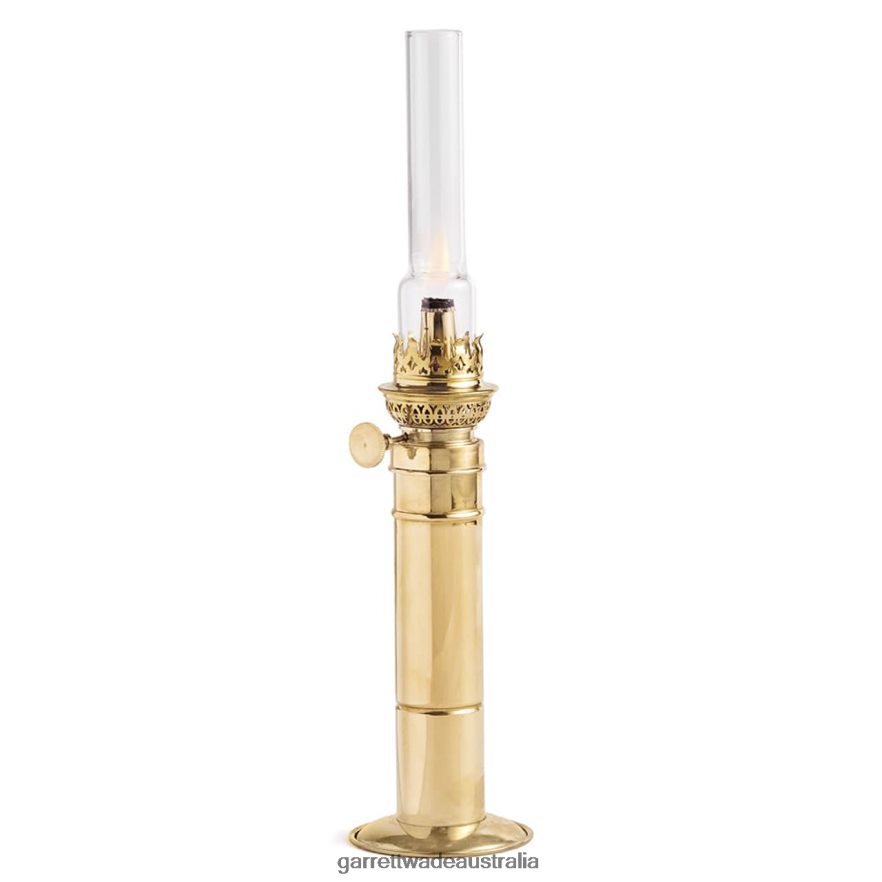 Garrett Wade Brass Column Oil Lamp Outdoor 46JHVR404
