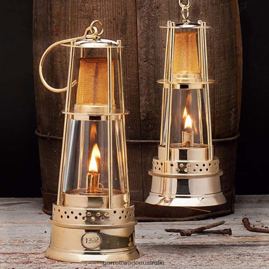 Garrett Wade Brass Miner's-Style Oil Lamps Outdoor 46JHVR412