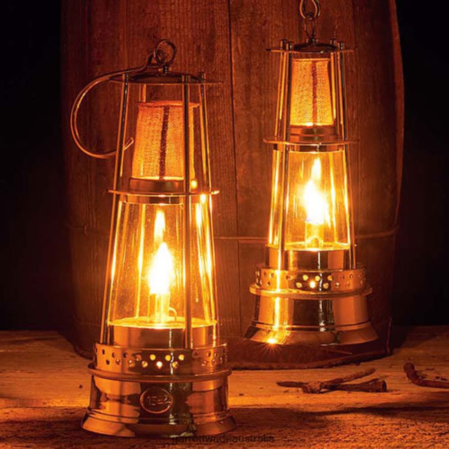 Garrett Wade Brass Miner's-Style Oil Lamps Outdoor 46JHVR412