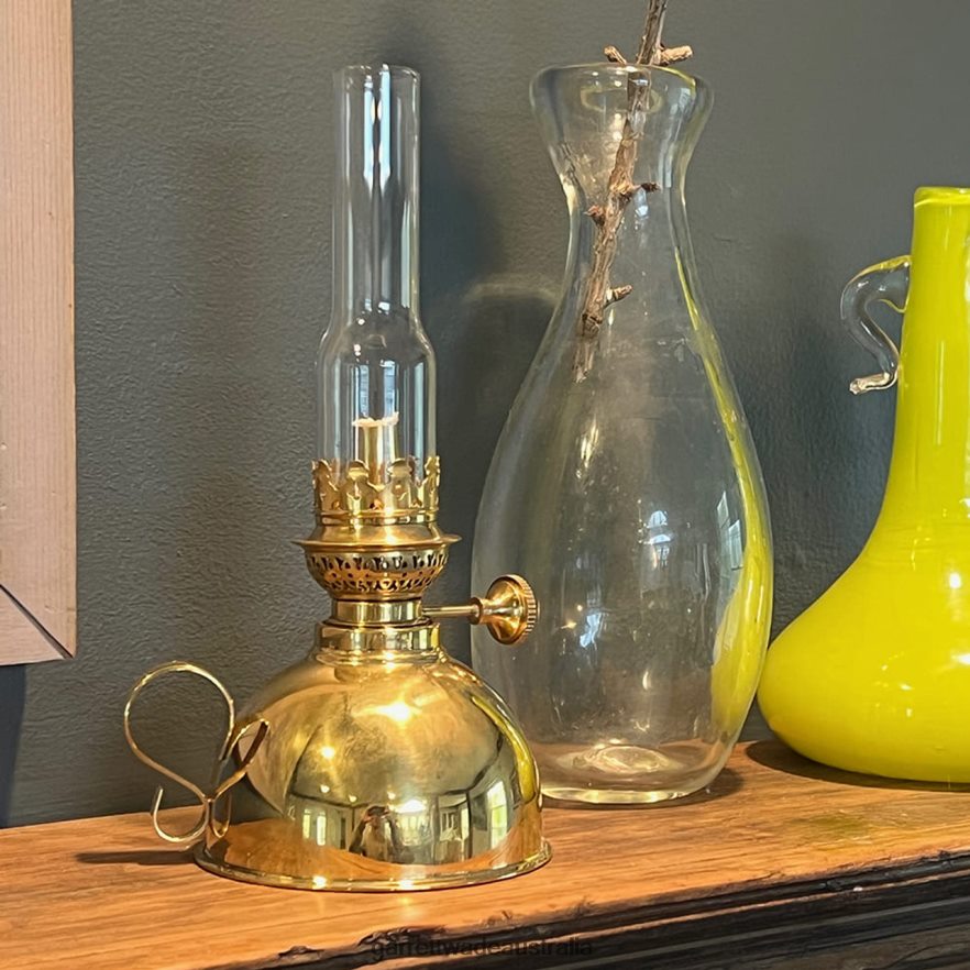 Garrett Wade Extra-Bright Brass Oil Lamps Outdoor 46JHVR405