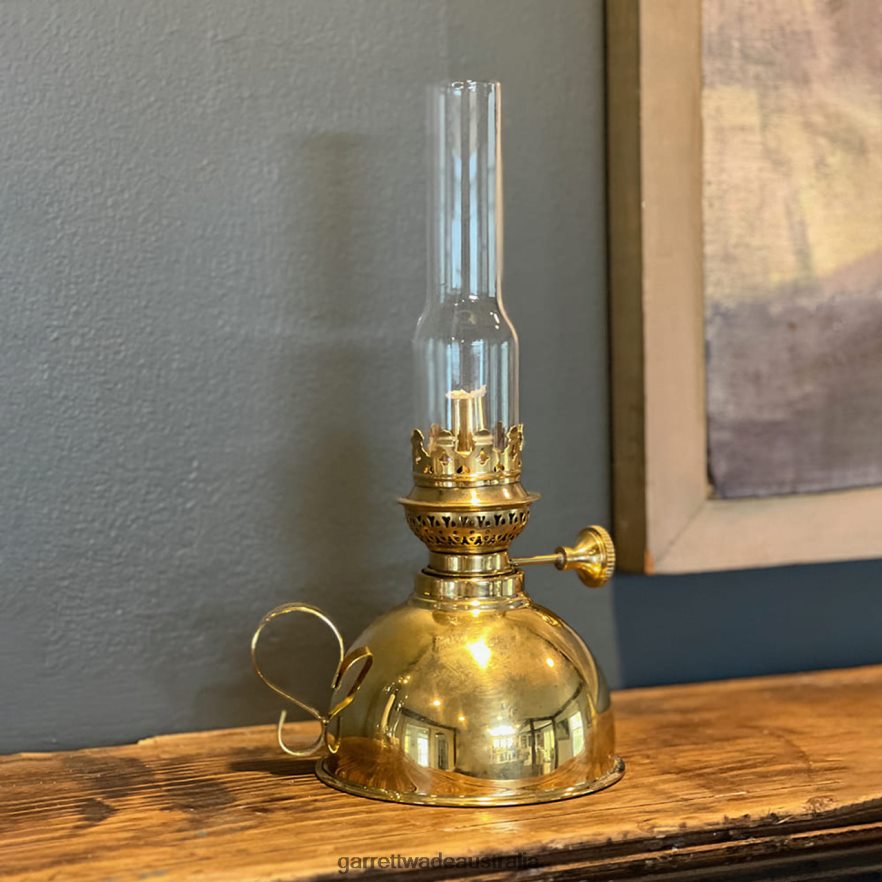 Garrett Wade Extra-Bright Brass Oil Lamps Outdoor 46JHVR405