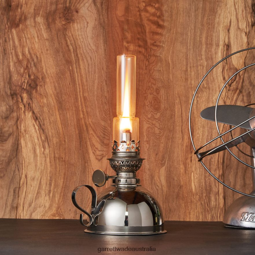 Garrett Wade Extra-Bright Nickel Oil Lamps Outdoor 46JHVR413