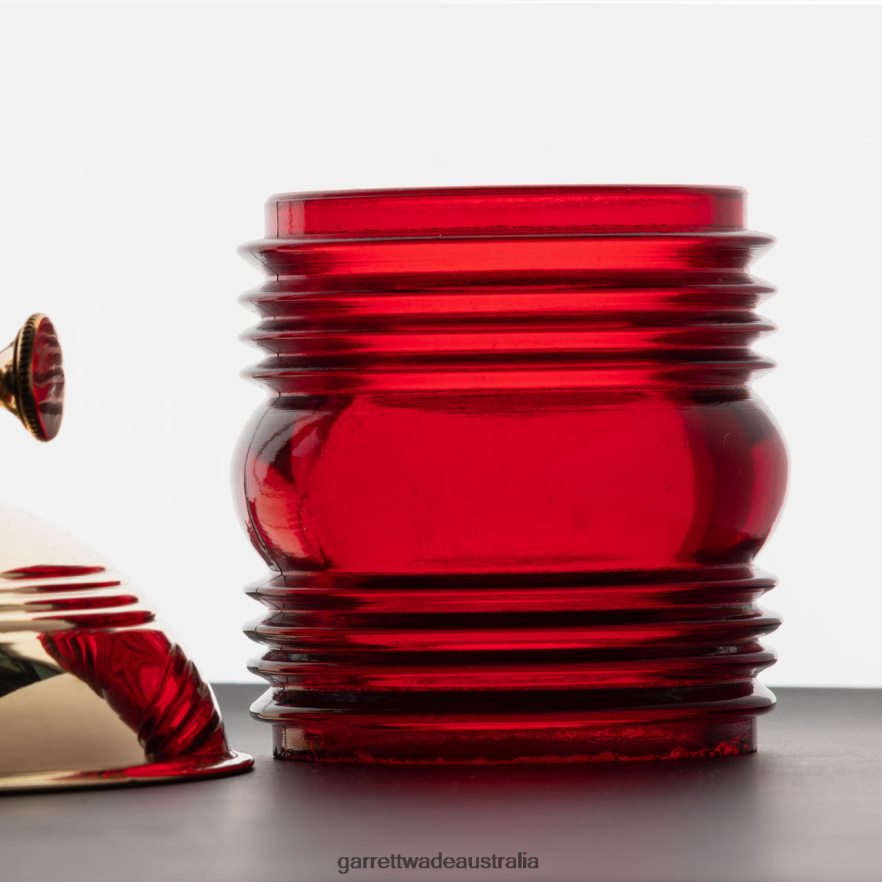 Garrett Wade Red Replacement Glass for Railroad Lantern Outdoor 46JHVR421