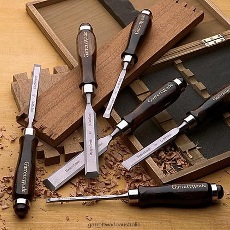 Garrett Wade Cabinetmaker's Wood Chisel Set Woodworking 46JHVR680