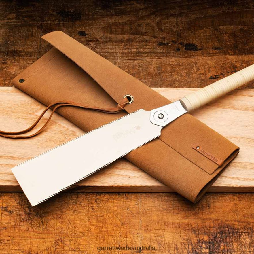Garrett Wade Leather Saw Case with Ryoba Woodworking 46JHVR624