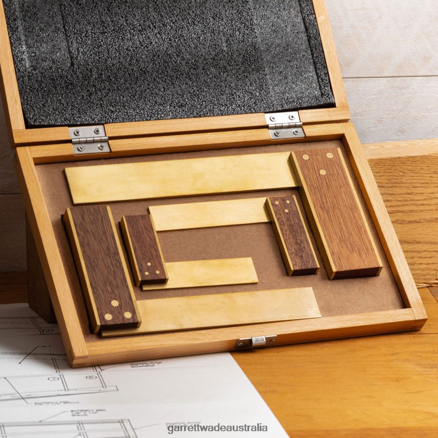 Garrett Wade Rosewood & Brass Try Squares Woodworking 46JHVR659