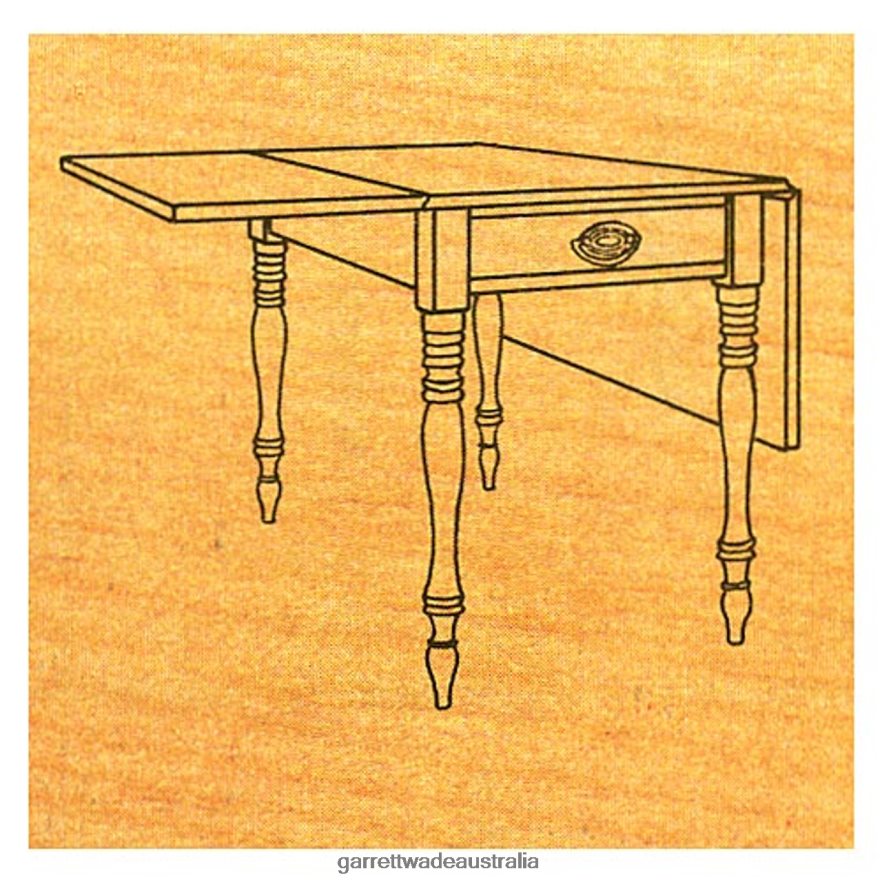 Garrett Wade Drop-Leaf Table - Stock #51 Woodworking 46JHVR731