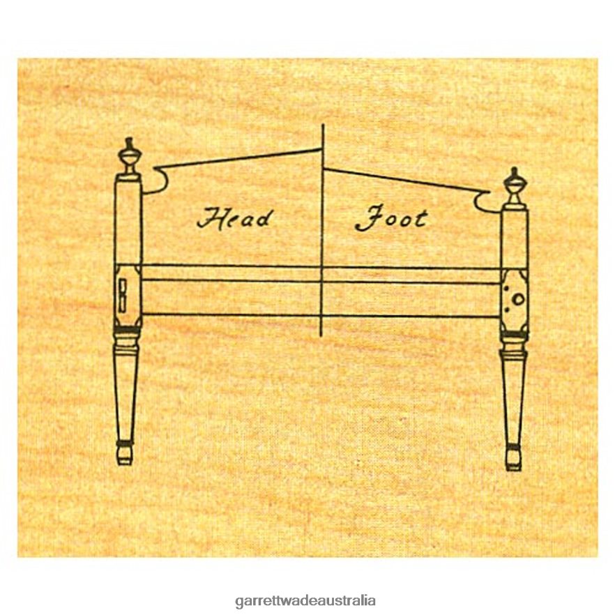 Garrett Wade Low Post Bed - Stock #0S7 Woodworking 46JHVR736