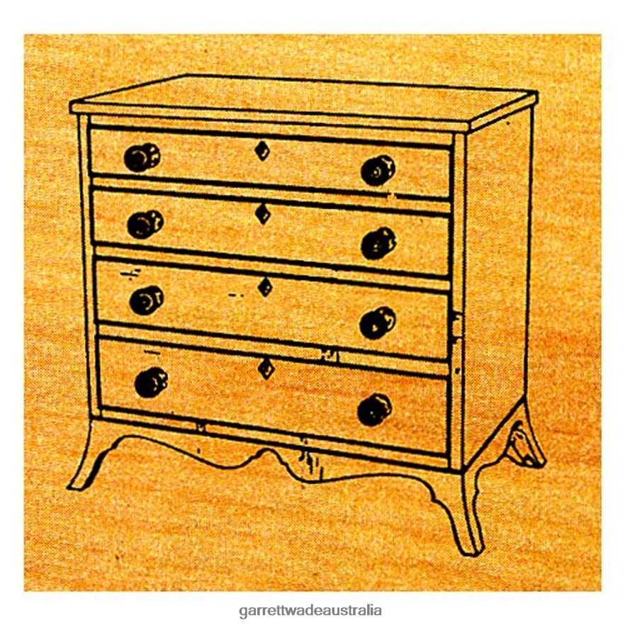 Garrett Wade Miniature Hepplewhite Chest - Stock #M12 Woodworking 46JHVR743