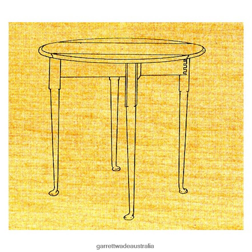 Garrett Wade Small Queen Anne Table - Stock #23 Woodworking 46JHVR742