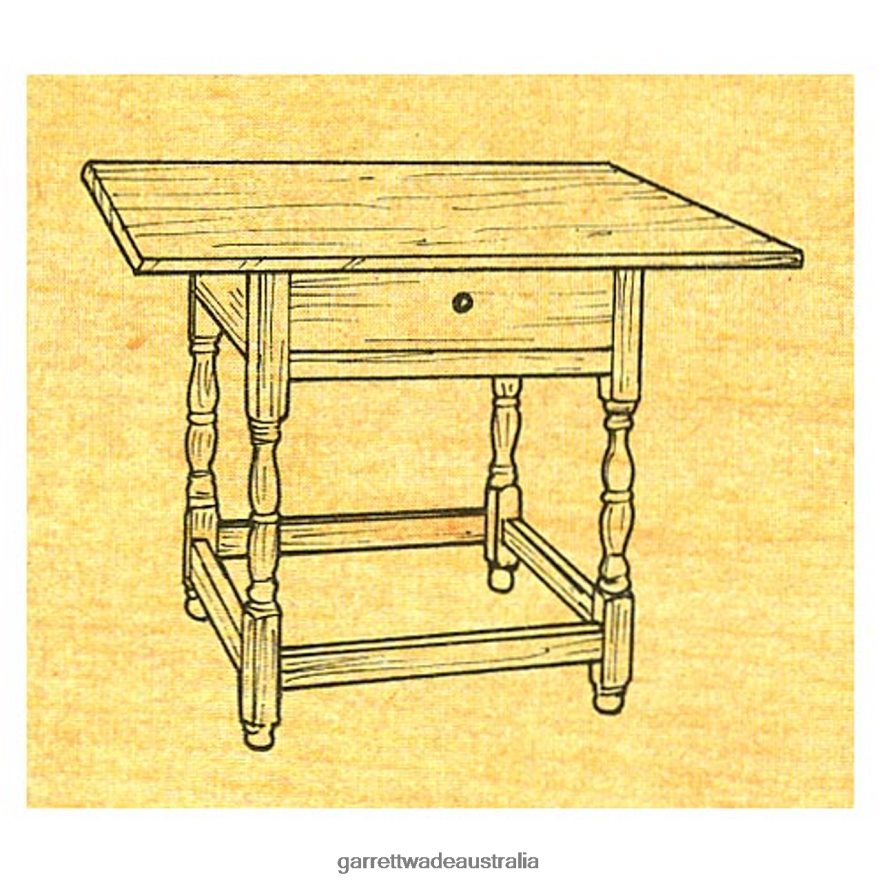 Garrett Wade Tavern Table & Country Kitchen Table - Stock #10 Woodworking 46JHVR725