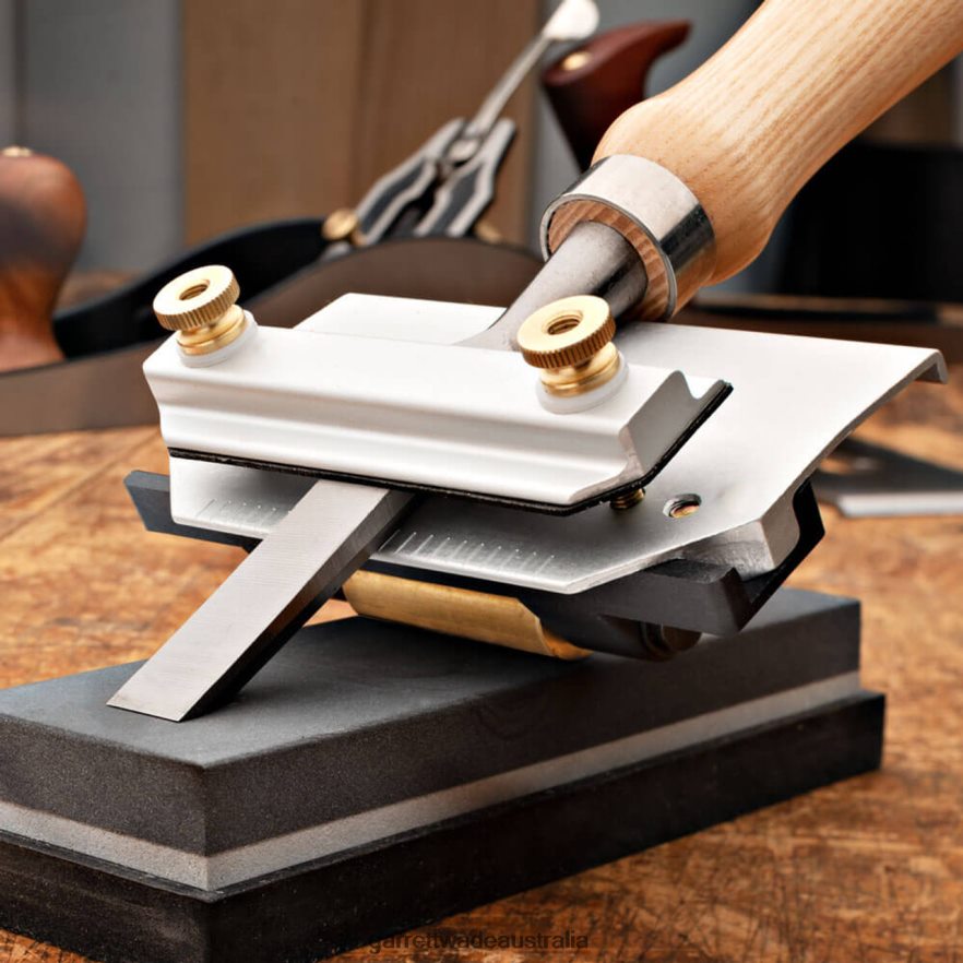 Garrett Wade 2-in-1 Honing Guide with Brass Roller Woodworking 46JHVR686