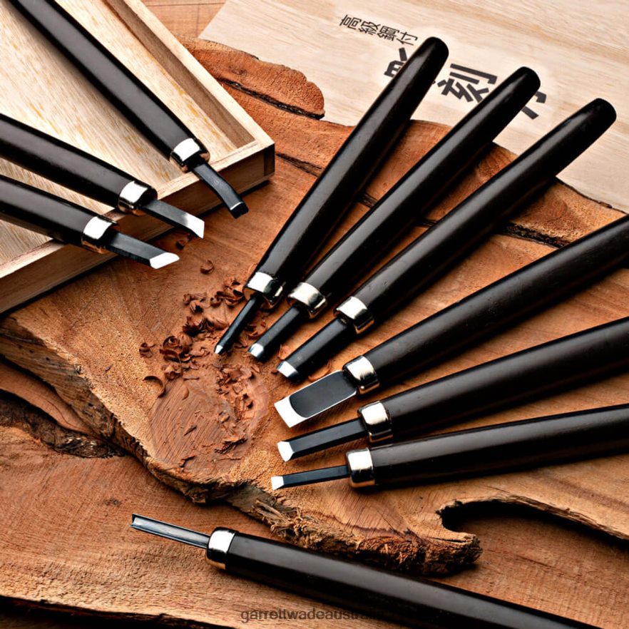 Garrett Wade 10-Piece Wooden Carving Set Woodworking 46JHVR643