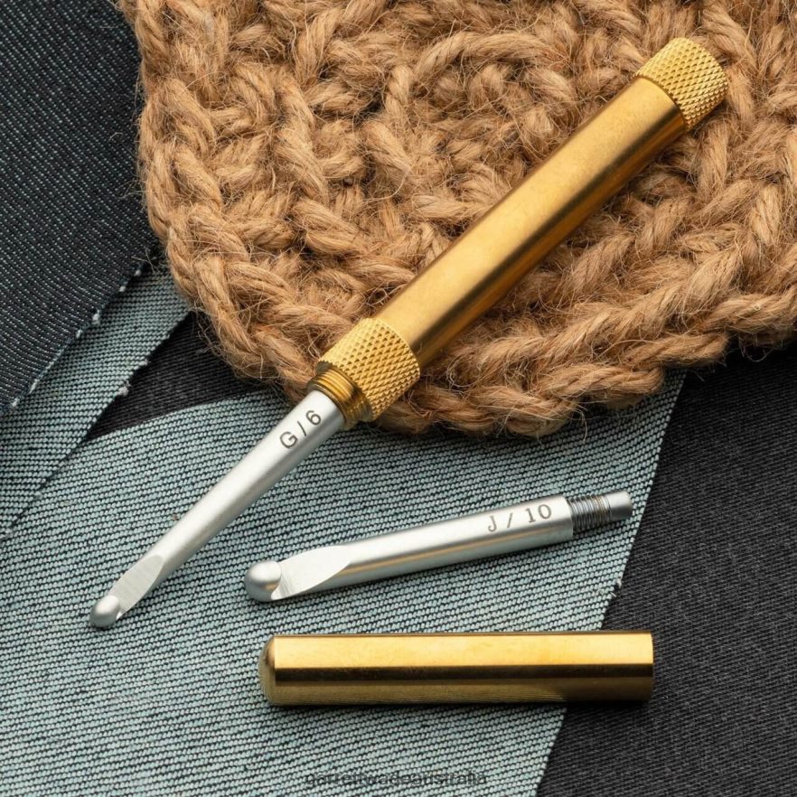 Garrett Wade 2-in-1 Brass Crochet Hook Workshop 46JHVR588