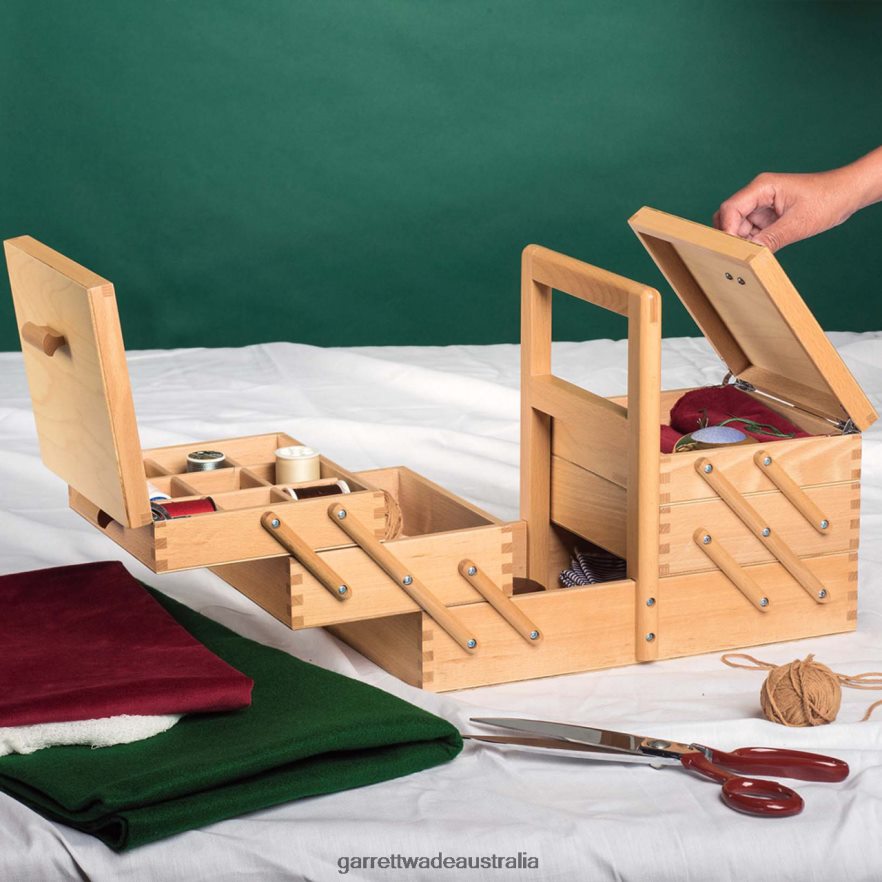 Garrett Wade Solid Beech Crafts Storage Box Workshop 46JHVR455