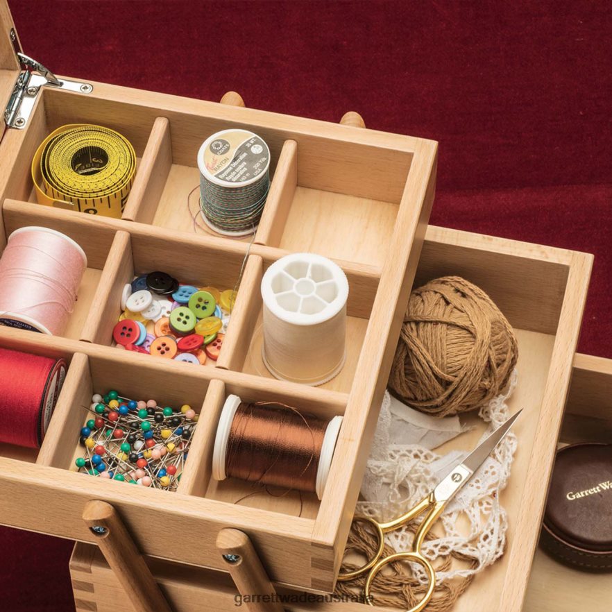 Garrett Wade Solid Beech Crafts Storage Box Workshop 46JHVR455